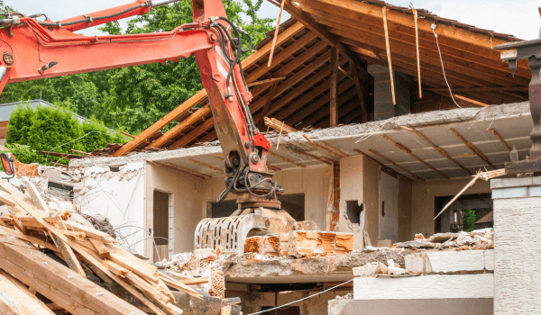 home property demolition central illinois